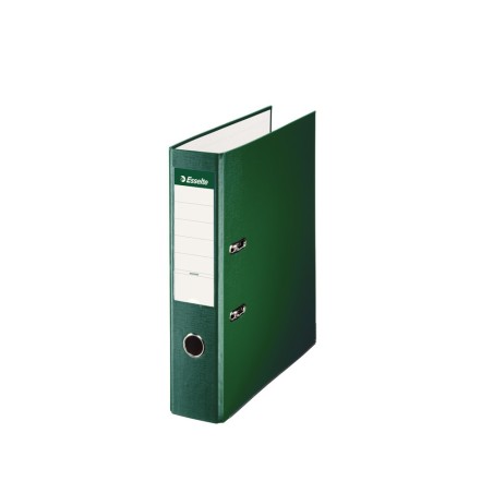 Archivador de palanca esselte plastico forrado din a4 lomo 75 mm verde