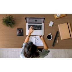 Raton kensington slimblade prp optico trackball inalambrico triple conexion color negro