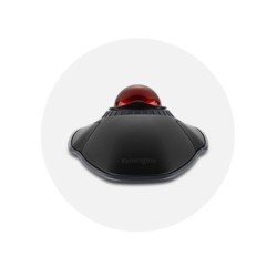 Raton kensington orbit optico trackball inalambrico con anillo desplazamiento color blanco