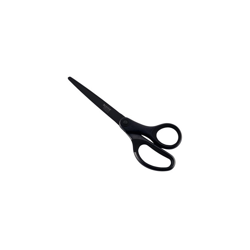 Tijeras leitz premium titanium antiadherente 180 mm color negro