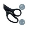 Tijeras leitz premium titanium antiadherente 180 mm color negro