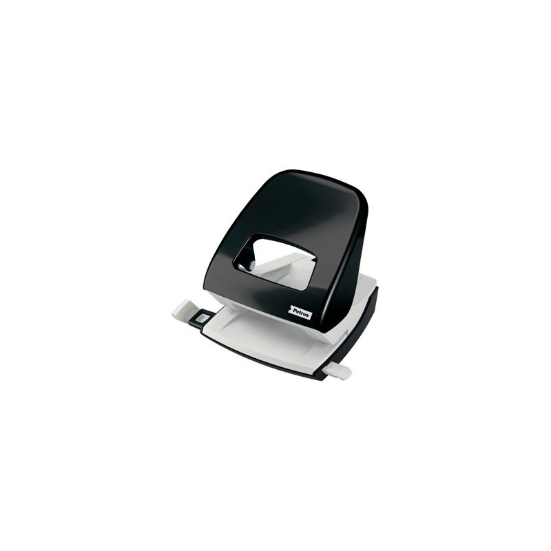 Taladrador petrus 62 wow negro metalizado capacidad 30 hojas