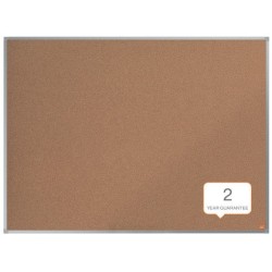 Tablero de anuncios nobo essence corcho marco aluminio 1200x900 mm