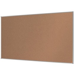 Tablero de anuncios nobo essence corcho marco aluminio 2000x1000 mm