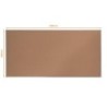 Tablero de anuncios nobo essence corcho marco aluminio 2000x1000 mm