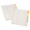 Separador esselte polipropileno juego de 10 separadores folio multitaladro