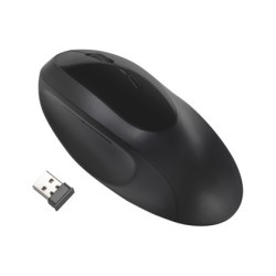 Raton kensington pro fit ergo optico 1600 dpi usb 2,4 ghz inalambrico color negro