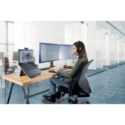 Raton kensington pro fit ergo optico 1600 dpi usb 2,4 ghz inalambrico color negro