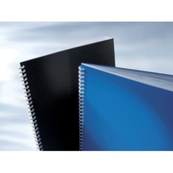 Tapa encuadernacion gbc pvc opaco din a4 180 mc color negro paquete de 100 unidades