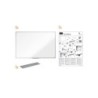 Pizarra blanca nobo essence melamina 2400x1200 mm