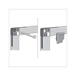 Pizarra blanca nobo essence melamina 1800x1200 mm