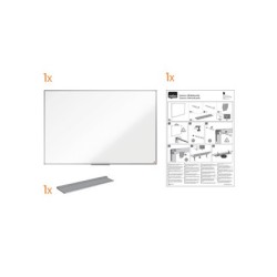 Pizarra blanca nobo essence melamina 1800x1200 mm