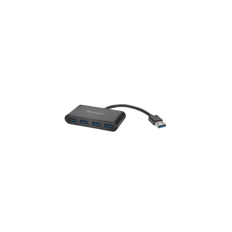 Hub kensington usb 3.0 con 4 puertos uh4000 color negro Hub kensington usb 3.0 con 4 puertos uh4000 color negro