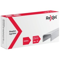 Grapas rexel n 24/6 galvanizada caja de 1000 unidades