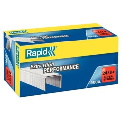 Grapas rapid n 24/8 galvanizada caja de 5000 unidades