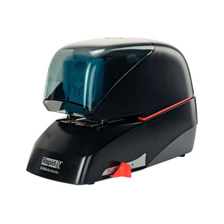 Grapadora rapid electrica 5080e capacidad 80 hojas color negro usa grapas 5080e