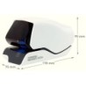 Grapadora rapid electrica 5025e capacidad 25 hojas color blanco usa grapas 5025e