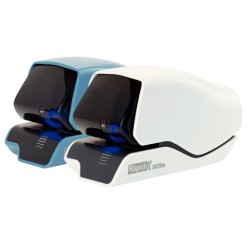 Grapadora rapid electrica 5025e capacidad 25 hojas color blanco usa grapas 5025e