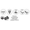 Grapadora petrus electrica e-120 contactless negro capacidad 20 hojas usa grapas 22/6 24/6 y 26/6
