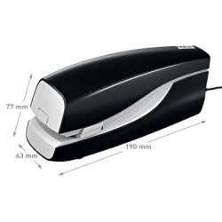 Grapadora petrus electrica e-120 contactless negro capacidad 20 hojas usa grapas 22/6 24/6 y 26/6
