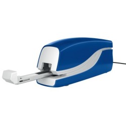 Grapadora petrus electrica e-110 contactless azul capacidad 10 hojas usa grapas n 10