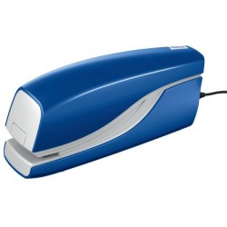 Grapadora petrus electrica e-110 contactless azul capacidad 10 hojas usa grapas n 10