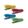 Grapadora petrus liliput 200 capacidad 12 hojas  1 caja grapas 23/6 colores surtidos