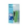 Grapadora petrus liliput 200 capacidad 12 hojas  1 caja grapas 23/6 colores surtidos