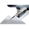 Grapadora petrus 1400 capacidad 60 hojas color plata usa grapas 25/10