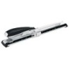 Grapadora petrus 600 brazo largo capacidad 40 hojas color gris/negro usa grapas 22/6 24/6-8 y 26/6-8