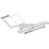 Grapadora petrus 600 brazo largo capacidad 40 hojas color gris/negro usa grapas 22/6 24/6-8 y 26/6-8