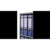 Funda multitaladro leitz con fuelle din a4 con refuerzo 170 mc cristal pack de 10 unidades