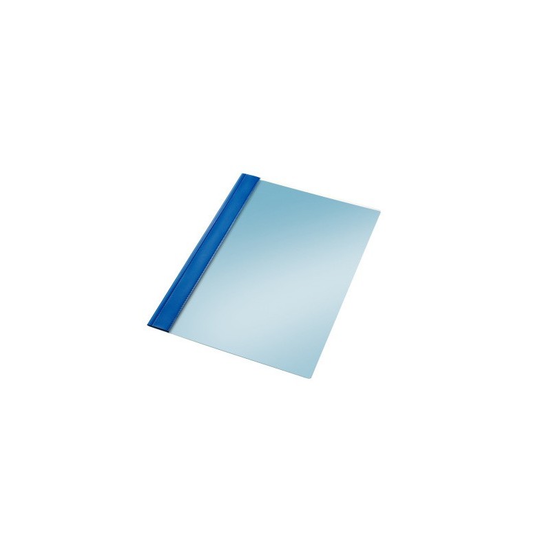 Carpeta dossier fastener plastico esselte folio 125 mc color azul caja de 50 unidades