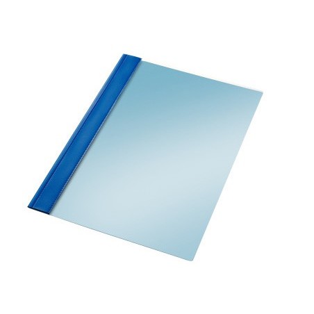 Carpeta dossier fastener plastico esselte folio 125 mc color azul caja de 50 unidades