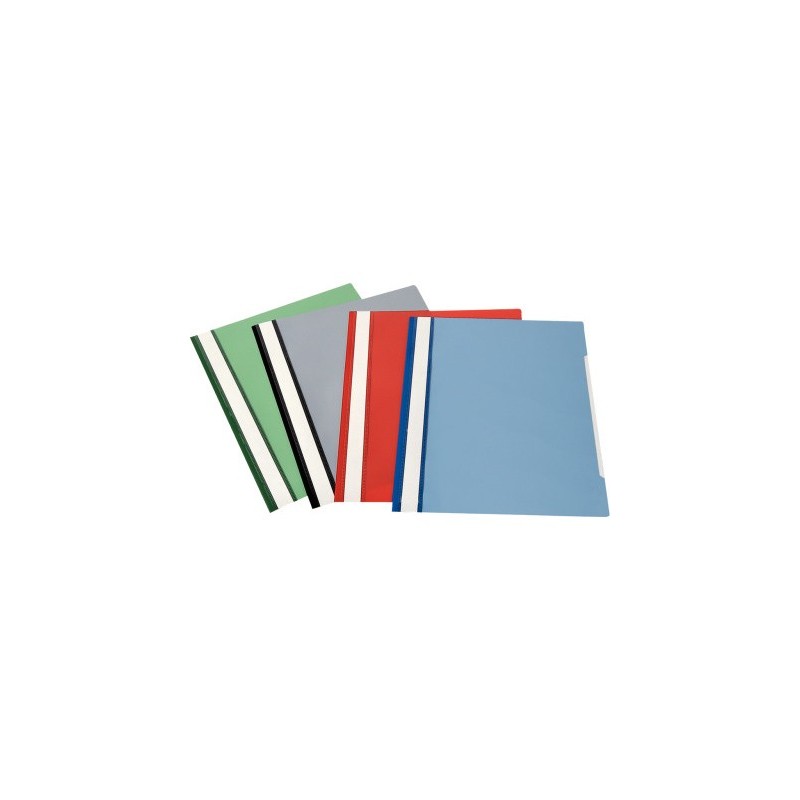 Carpeta dossier fastener plastico esselte din a4 150 mc color negro caja de 50 unidades