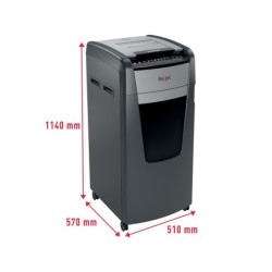 Destructora de documentos rexel optimum auto 750m capacidad de corte 750 hojas destruye grapas clips y
