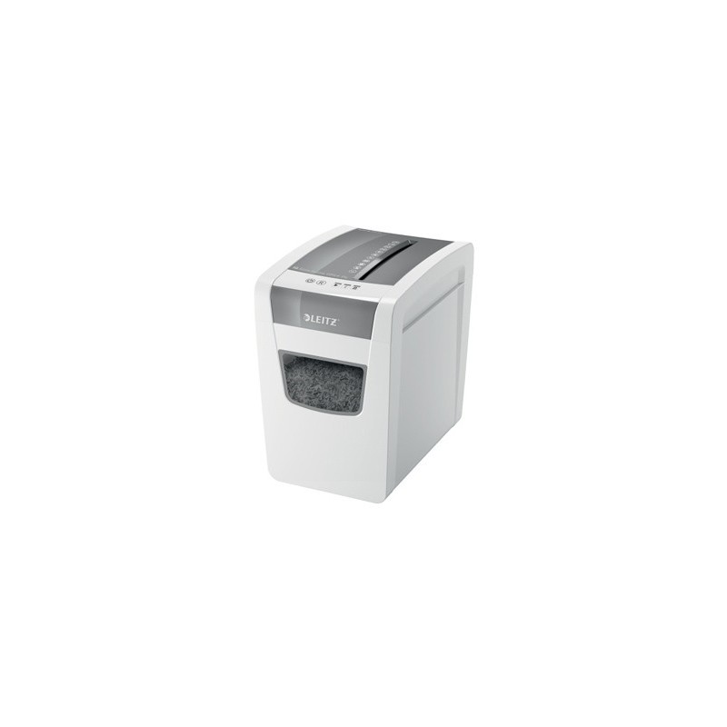 Destructora de documentos leitz iq slim home office 150 capacidad de corte 10 hojas destruye grapas y clips
