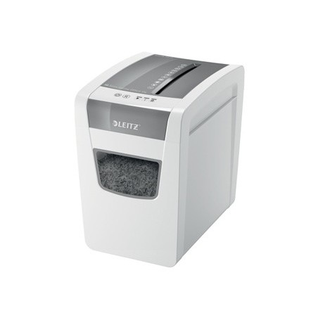 Destructora de documentos leitz iq slim home office 150 capacidad de corte 10 hojas destruye grapas y clips