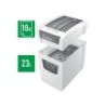 Destructora de documentos leitz iq slim home office 150 capacidad de corte 10 hojas destruye grapas y clips