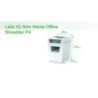 Destructora de documentos leitz iq slim home office 150 capacidad de corte 10 hojas destruye grapas y clips