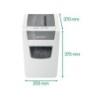Destructora de documentos leitz iq slim home office 150 capacidad de corte 10 hojas destruye grapas y clips