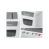 Destructora de documentos leitz iq slim home office 150 capacidad de corte 10 hojas destruye grapas y clips