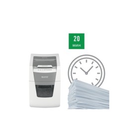 Destructora de documentos leitz iq auto 100 capacidad de corte 100 hojas destruye grapas y clips