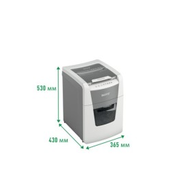 Destructora de documentos leitz iq auto 100 capacidad de corte 100 hojas destruye grapas y clips
