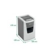 Destructora de documentos leitz iq auto office 150 capacidad de corte 150 hojas destruye grapas y clips
