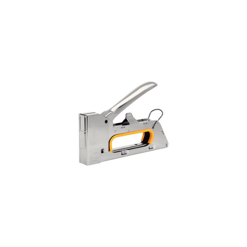 Grapadora rapid clavadora pro r23e metalica cromada usa grapas n 13