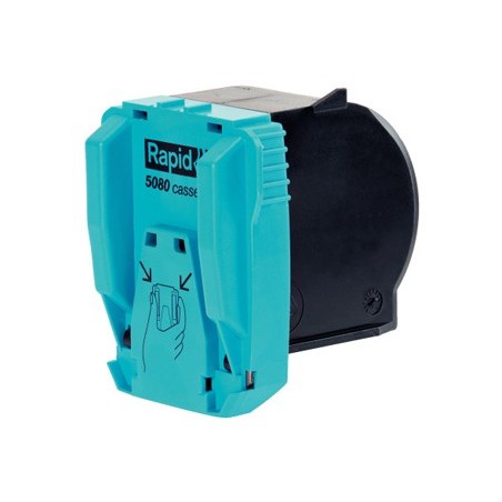 Grapas rapid para grapadora r5080e cartucho de 3x5000 unidades