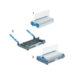 Repuesto para plastificadora gbc foton din a4 75 micras bobina 56,4 mt brillo