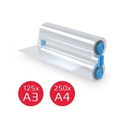 Repuesto para plastificadora gbc foton din a4 75 micras bobina 56,4 mt brillo