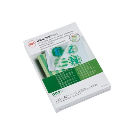 Bolsa de plastificar gbc din a5 2x125 micras caja de 100 unidades